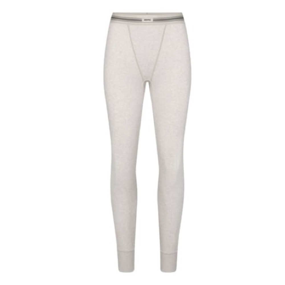 RARE skims multi heather grey cotton rib leggings